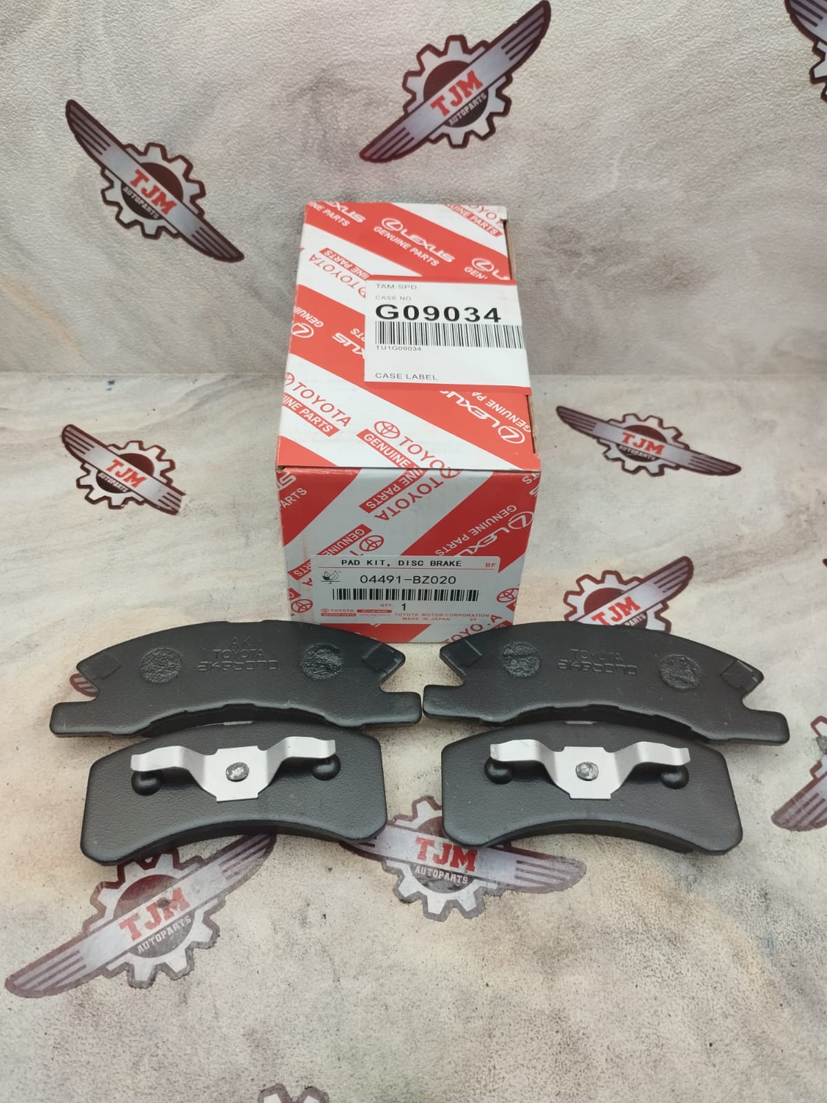 Kampas Rem Depan Brakepad Agya Ayla Matic 04491-BZ020 Harga 75,000 rupiah*Gratis Ongkir