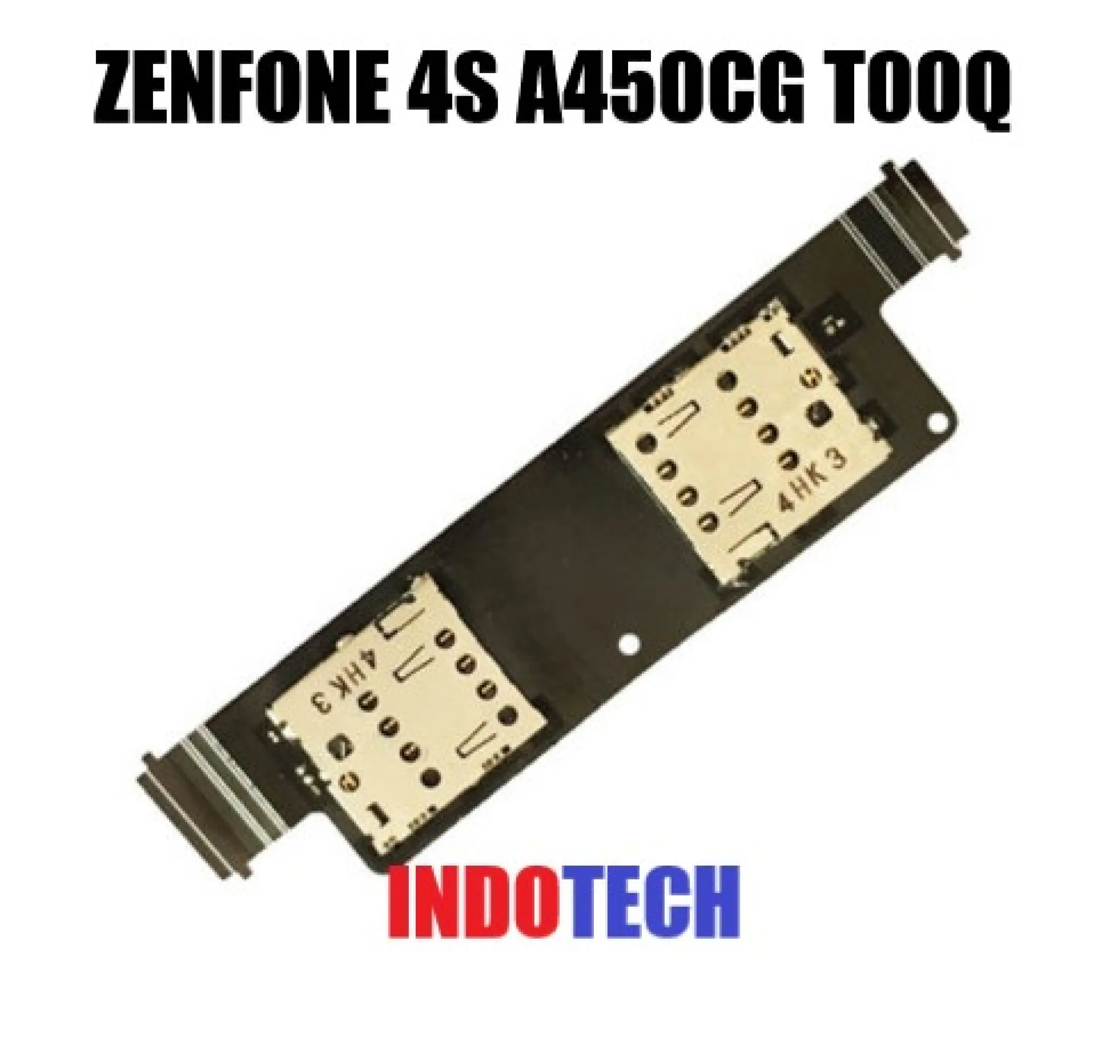 Flexible Fleksibel Connector Konektor Sim Card Asus Zenfone 4s A450cg T00q Lazada Indonesia