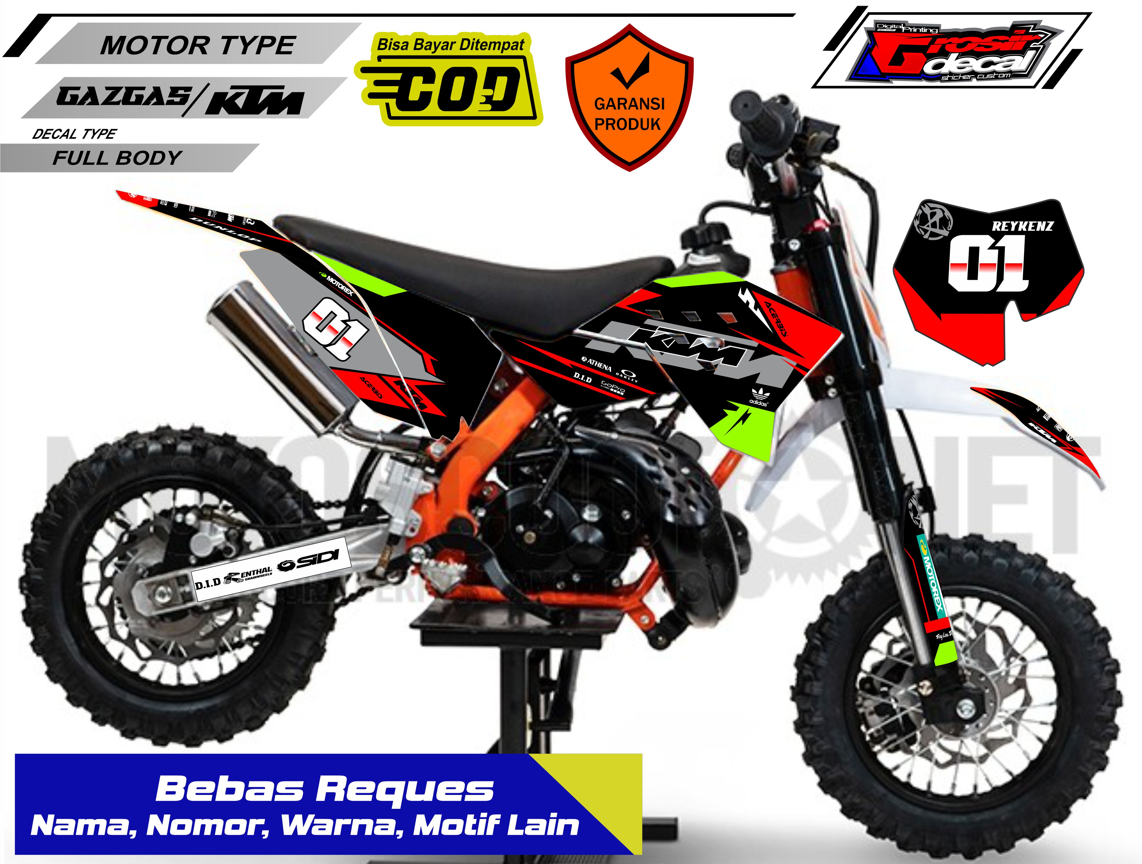 Ktm 50cc Dirt Bike Nrg 50 Nitro Motors NRG50 GTS Dirtbike 14/12