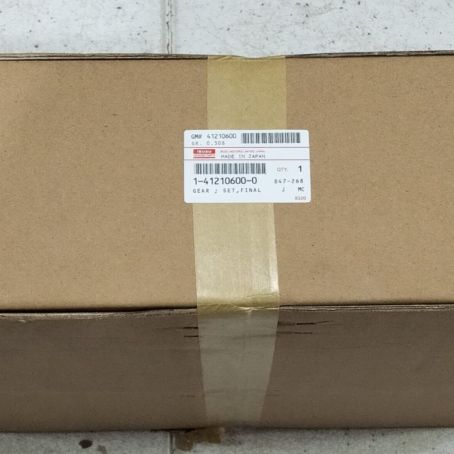 Crown gear set pinion final drive 6x43 Isuzu GIGA FVR OEM part number 1-41210600-0 Harga 7,526,498 rupiah*Gratis Ongkir