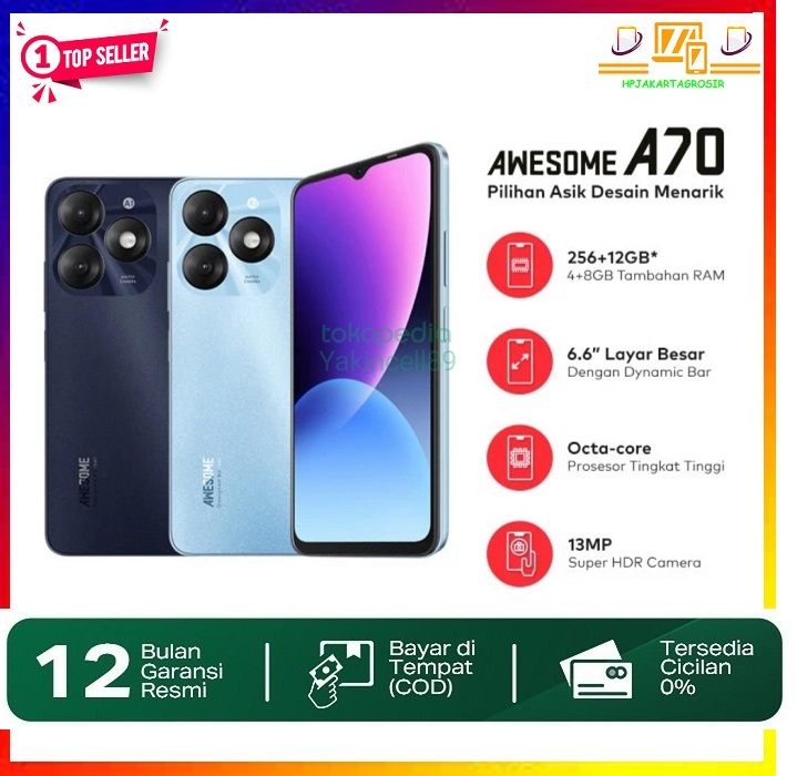 Itel A70 4+8/256 -4+8/128- 3+5/128 Gb | | Camera 13 Mp Giá 837,250 Đồng*Miễn phí vận chuyển
