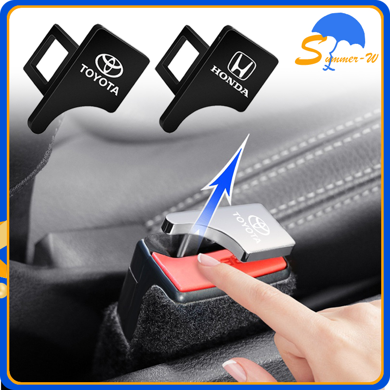 Klip Sabuk Pengaman Mobil Hitam Muffler Sabuk Pengaman Mobil Untuk Toyota Honda Harga 29,000 rupiah*Gratis Ongkir