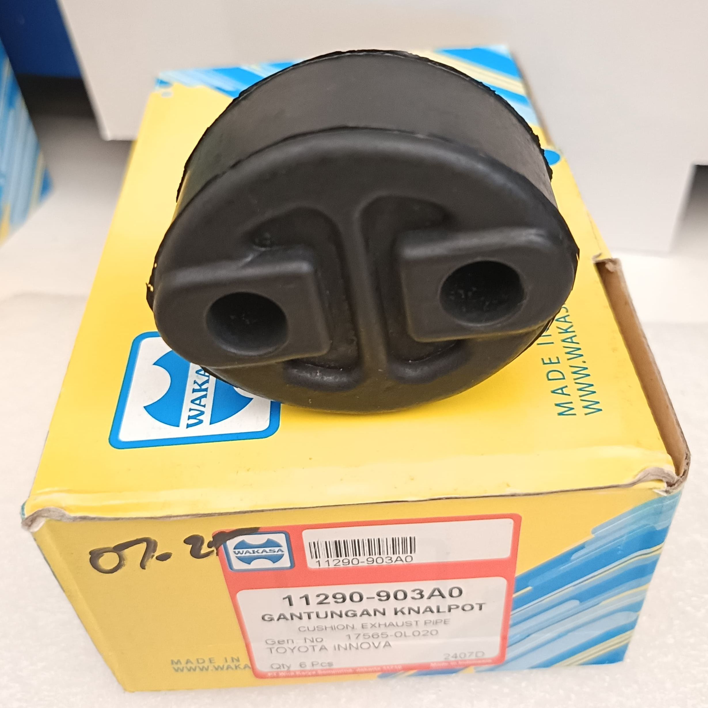 KARET GANTUNGAN KNALPOT TOYOTA INNOVA 11290-903A0 Harga 35,000 rupiah*Gratis Ongkir