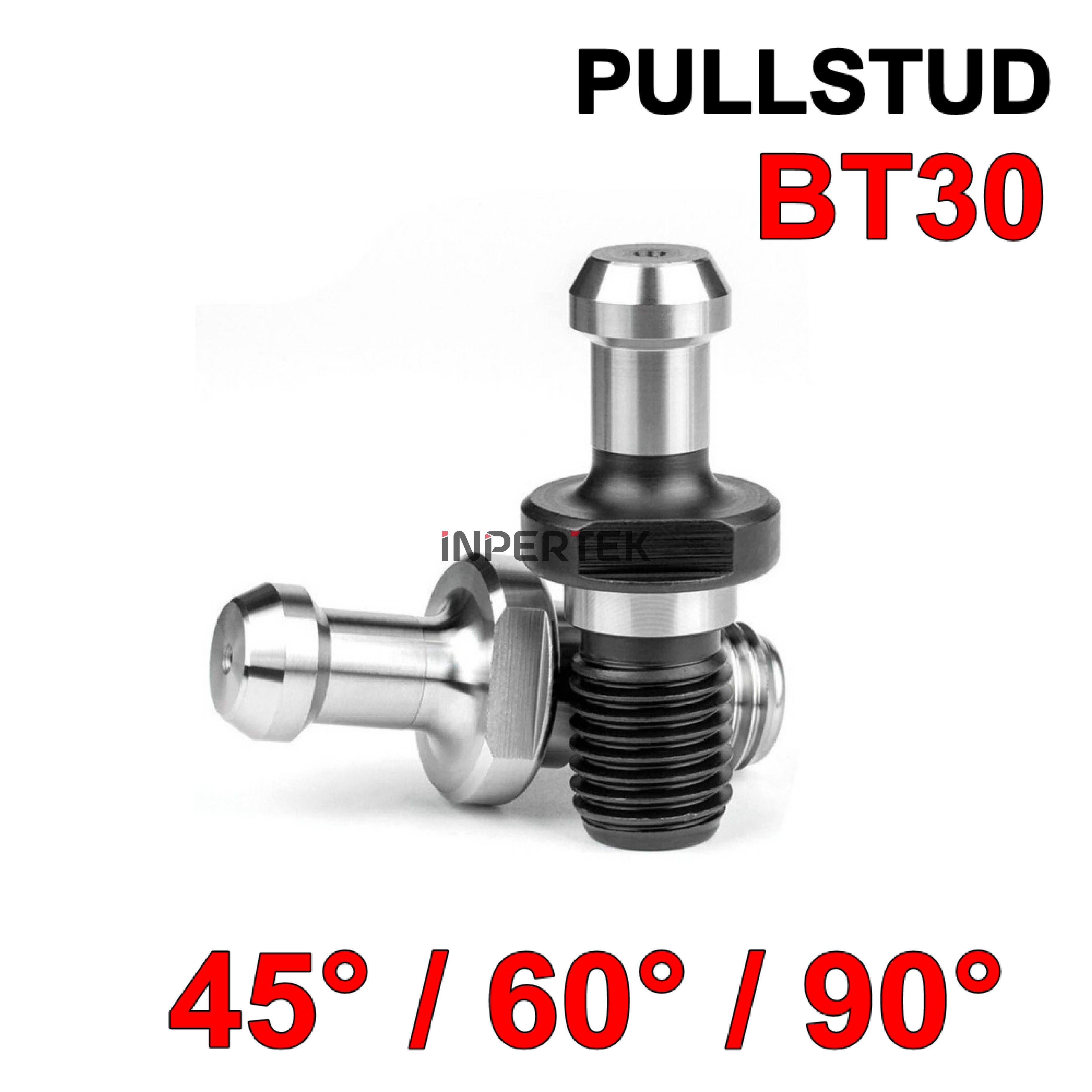 Pull Stude BT30 Degree 90 / 60 / 45 Knob Arbor Rentention BT 30 Stud Harga 45,447 rupiah*Gratis Ongkir