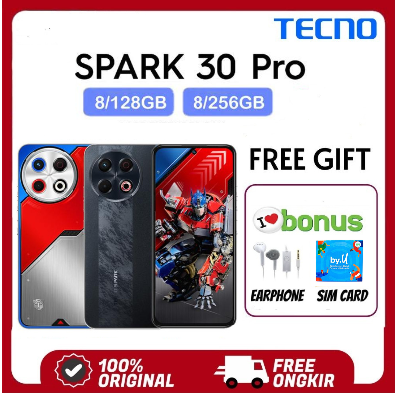Hp Tecno Spark 30 Pro Ram (8Gb/256Gb) 108Mp Camera 5000Mah Nfc - Obsidian Edge Harga  1,736,000 Ringgit*Penghantaran Percuma