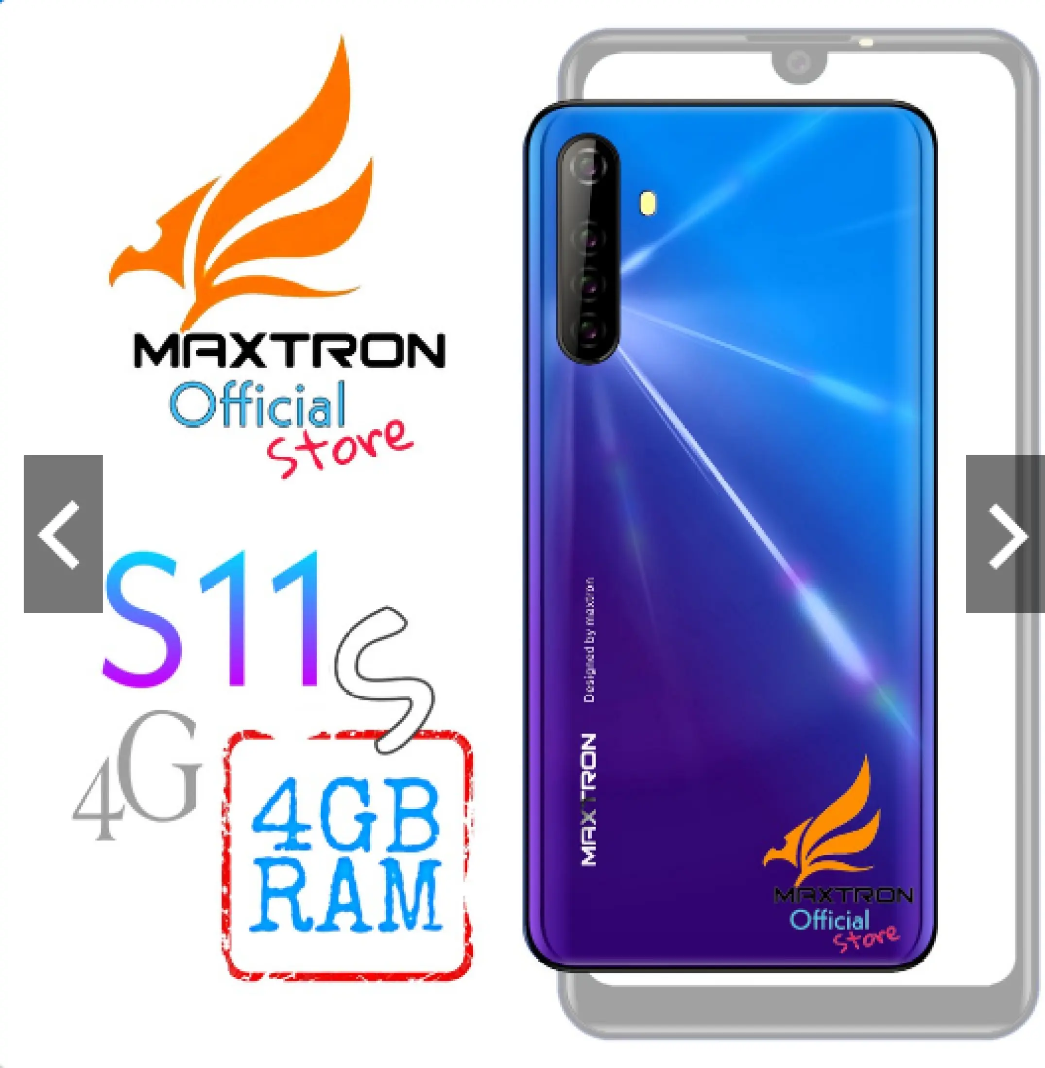 Maxtron S11s Ram 4gb Layar 6 26inch Lazada Indonesia