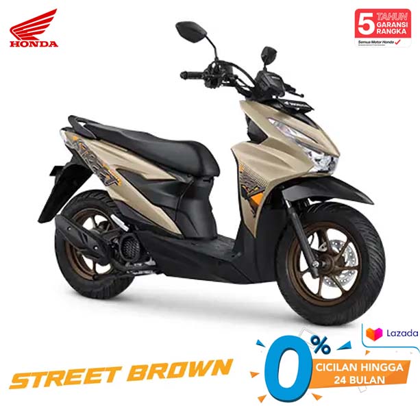New Honda Beat Street CBS motorcycle Harga 20,550,000 rupiah*Gratis Ongkir
