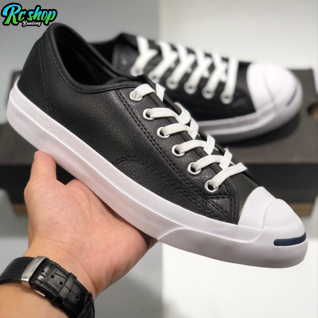 converse jack purcell leather black