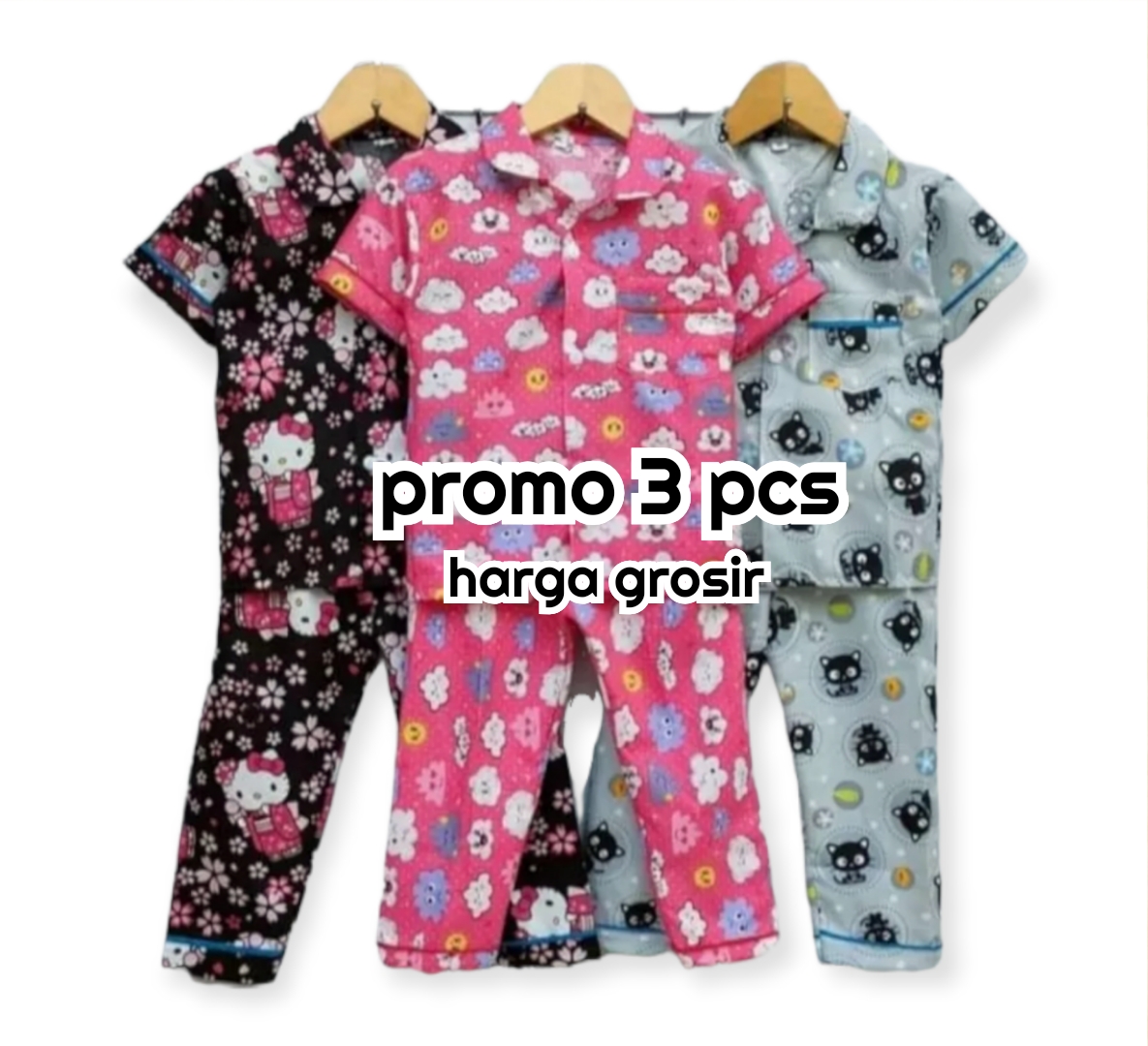 Save 3 PCs kids pajamas girls pajamas 1-10 years old kids pattern sleepwear 2022 characters best selli…