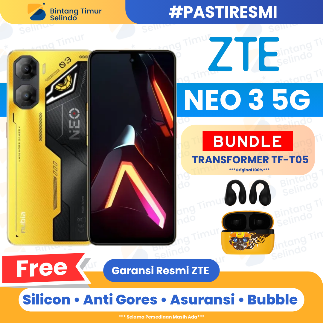 Zte Nubia Neo 3 5G 8/256GB - Garansi Resmi 1 Tahun Harga  2,665,000 Ringgit*Penghantaran Percuma