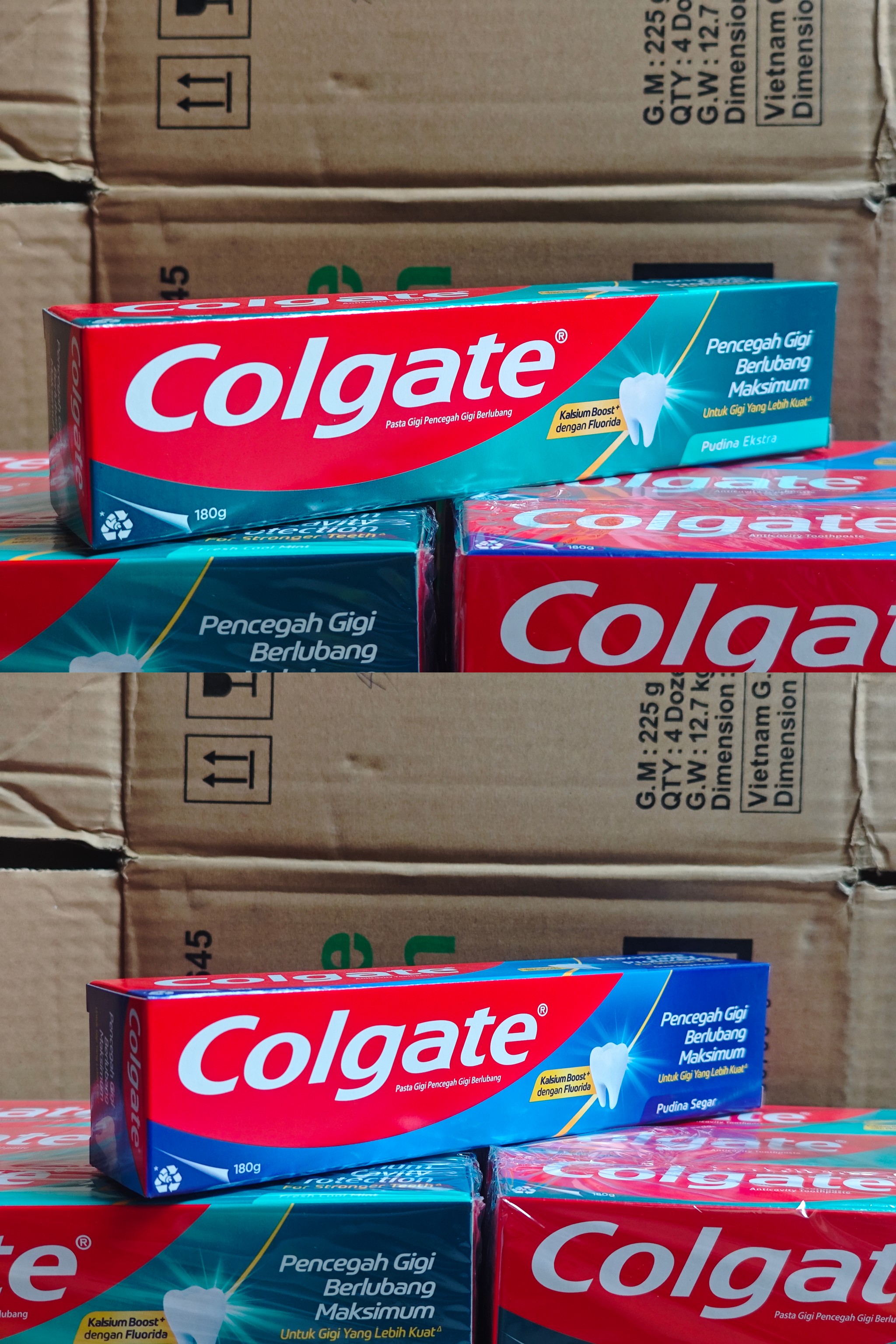 Colgate Odol Pasta Gigi Fresh Cool Mint / Great Regular Flavor 180g