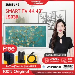 Samsung Smart TV 43 Inch Qled 4K The Frame QA43LS03BAKXXD
