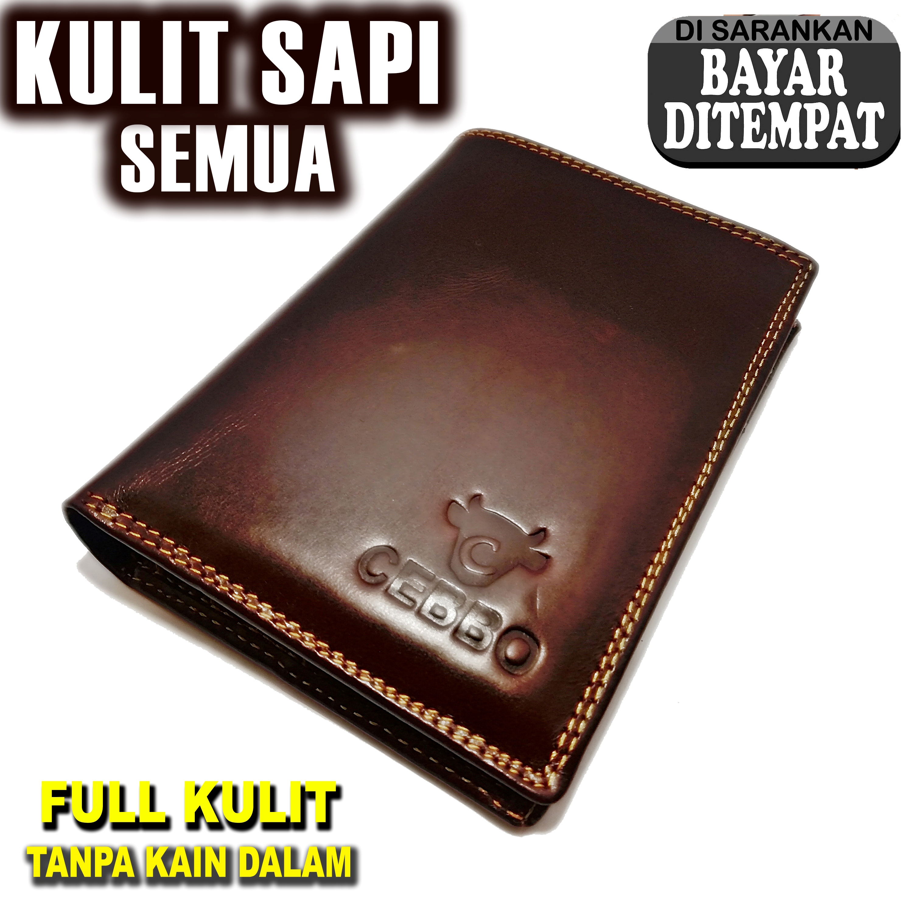 Dompet Kulit FULL KULIT Tanpa Campuran Kain/parasit Di Dalam Dompet