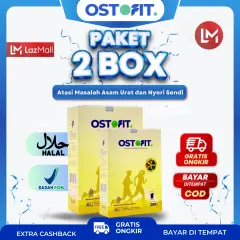 OSTOFIT 2 BOX - Susu Herbal Alami Yang Ampuh Atasi Masalah Penyakit Nyeri Sendi,