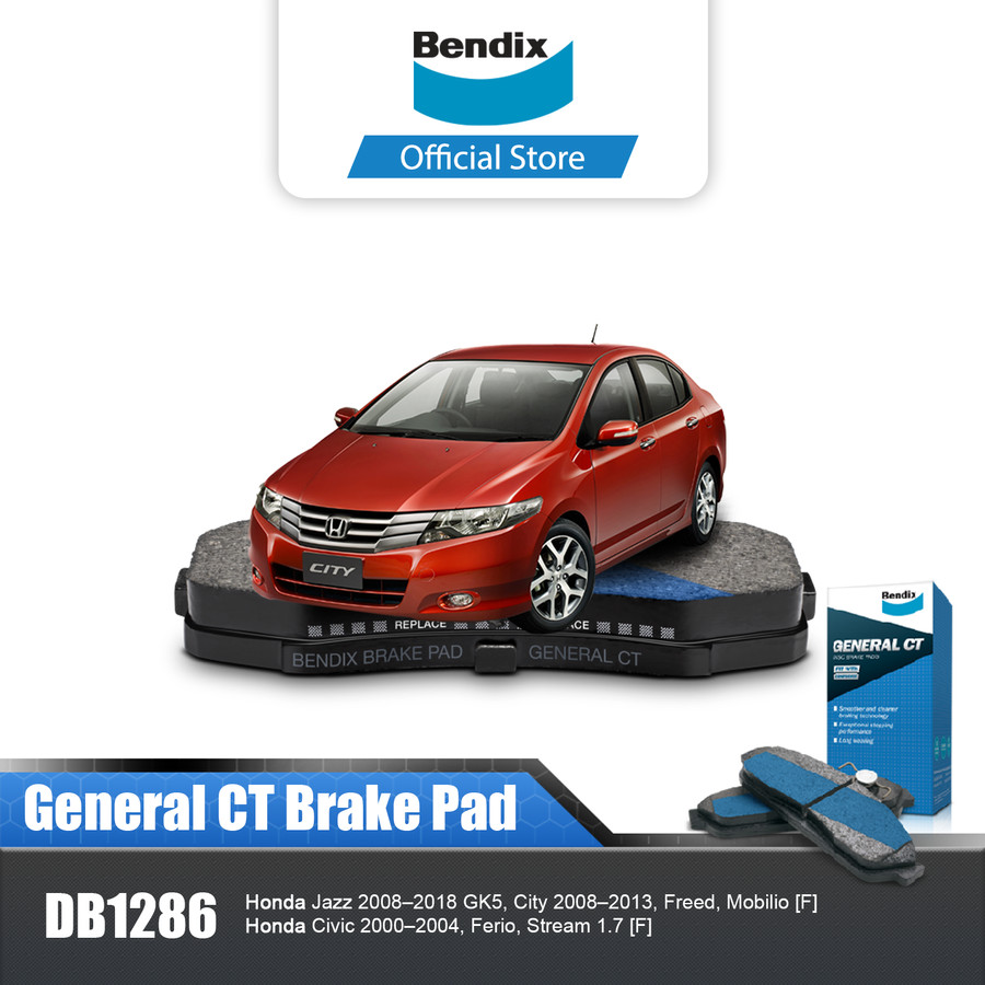 Bendix Kampas Rem Depan Brake Pad Mobil Honda City 2008-2013 DB1286GCT Harga 475,600 Ringgit*Penghantaran Percuma