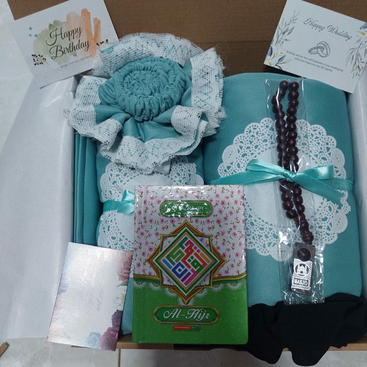 Hempers Al Quran Saku Mukena / Hadiah Kado Pernikahan Umroh Haji