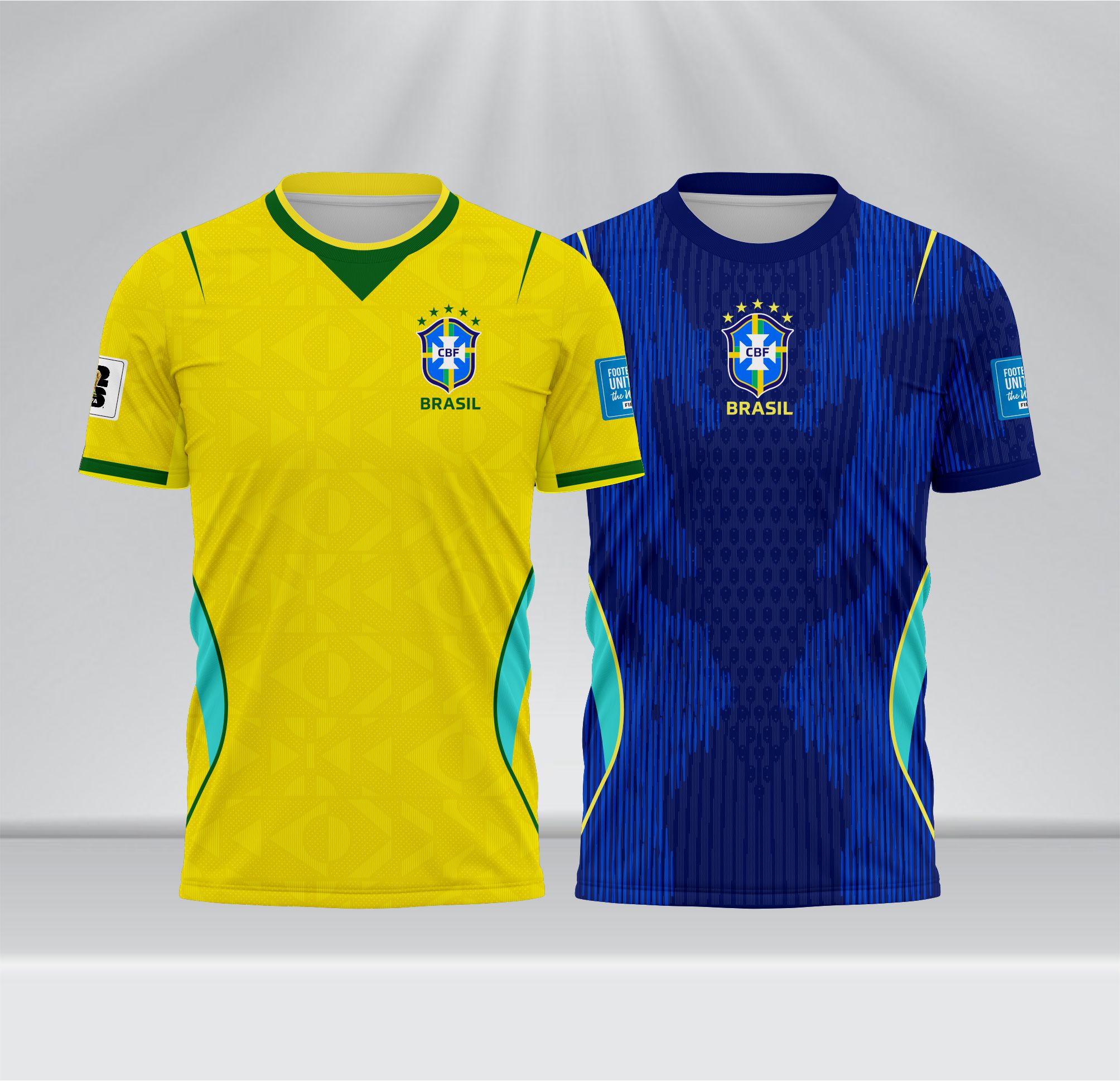 Brazil Home Away Jersey for the 2026 World Cup Full Printing