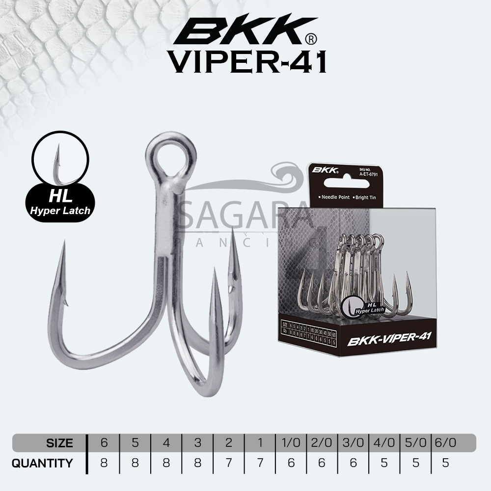 Jual Kail Pancing Treble Hook BKK Raptor Z 4X 6071 HG - # 3/0 - Kab.  Sukabumi - Sagara Pancing