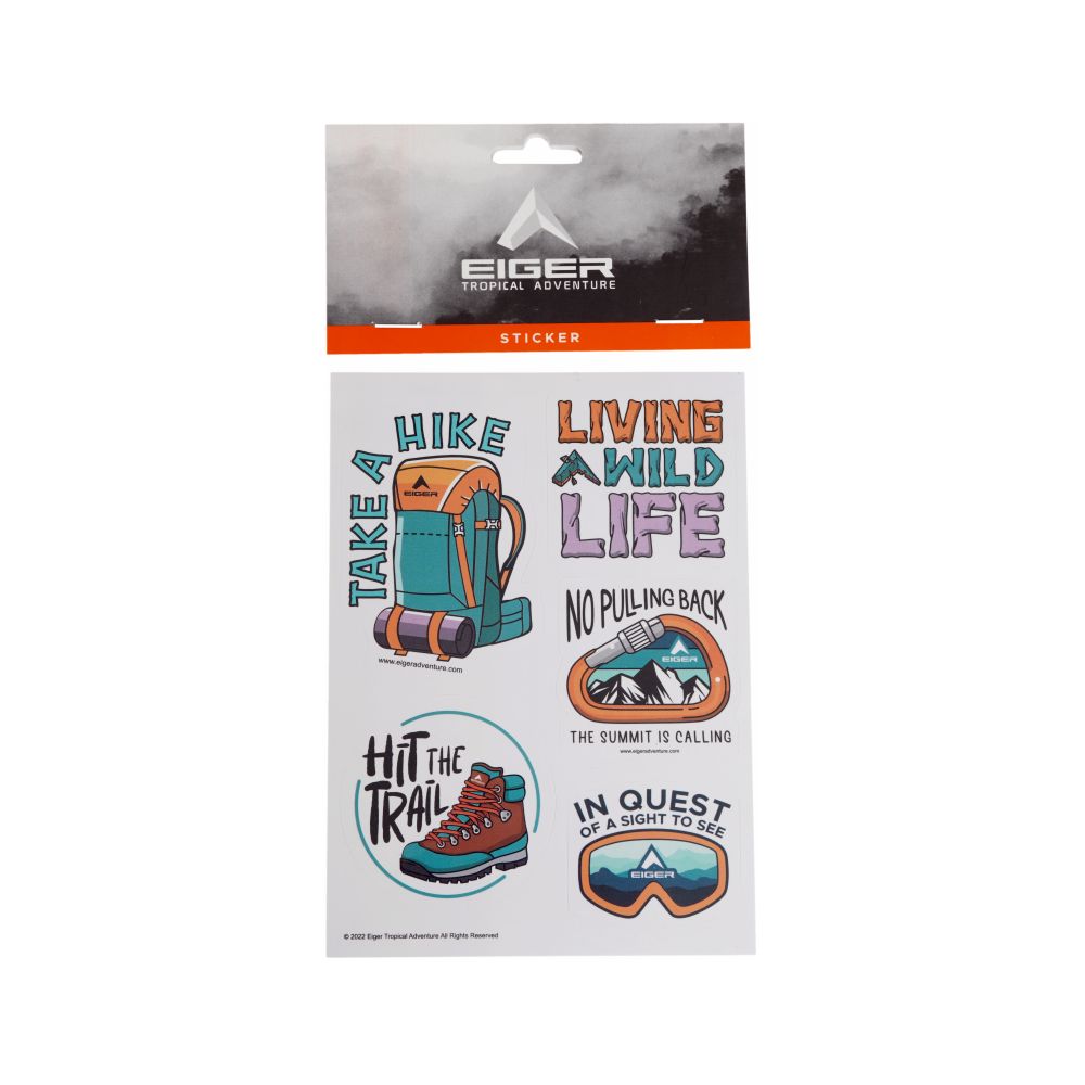 EIGER X-HIKE HABBIT STICKER Harga 29,000 rupiah*Gratis Ongkir