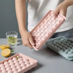 Cetakan Jelly Ice Ball Tray Cetakan Es Batu Pudding Bulat 33 Lubang