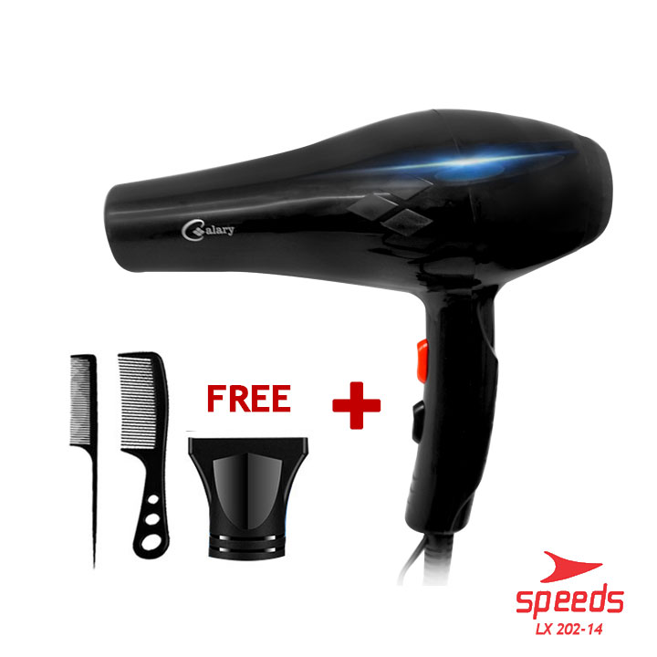 Hair Dryer SPEEDS Pengering Rambut Calary Cold Hot Wind Haircare Compact Portable Hair Dryer 202-14