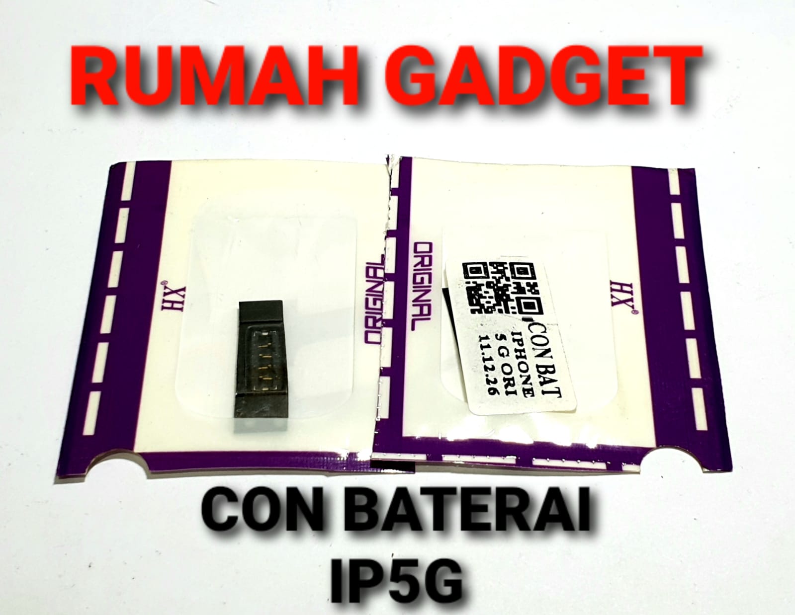 CONEKTOR BATERAI IP5G/IP6G/IP6 PLUS/IPXS MAX/IP11/11 PRO/11 PRO MAX/12/12 PRO/12 PRO MAX Harga 5,000 rupiah*Gratis Ongkir