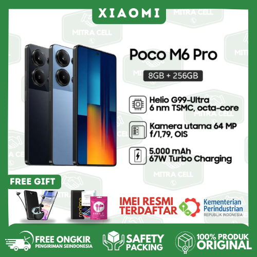 New Xiaomi Poco M6 Pro 8 GB RAM + 256 GB ROM [8 GB RAM + 256 GB ROM] warranty | original product Harga  2,280,000 Ringgit*Penghantaran Percuma