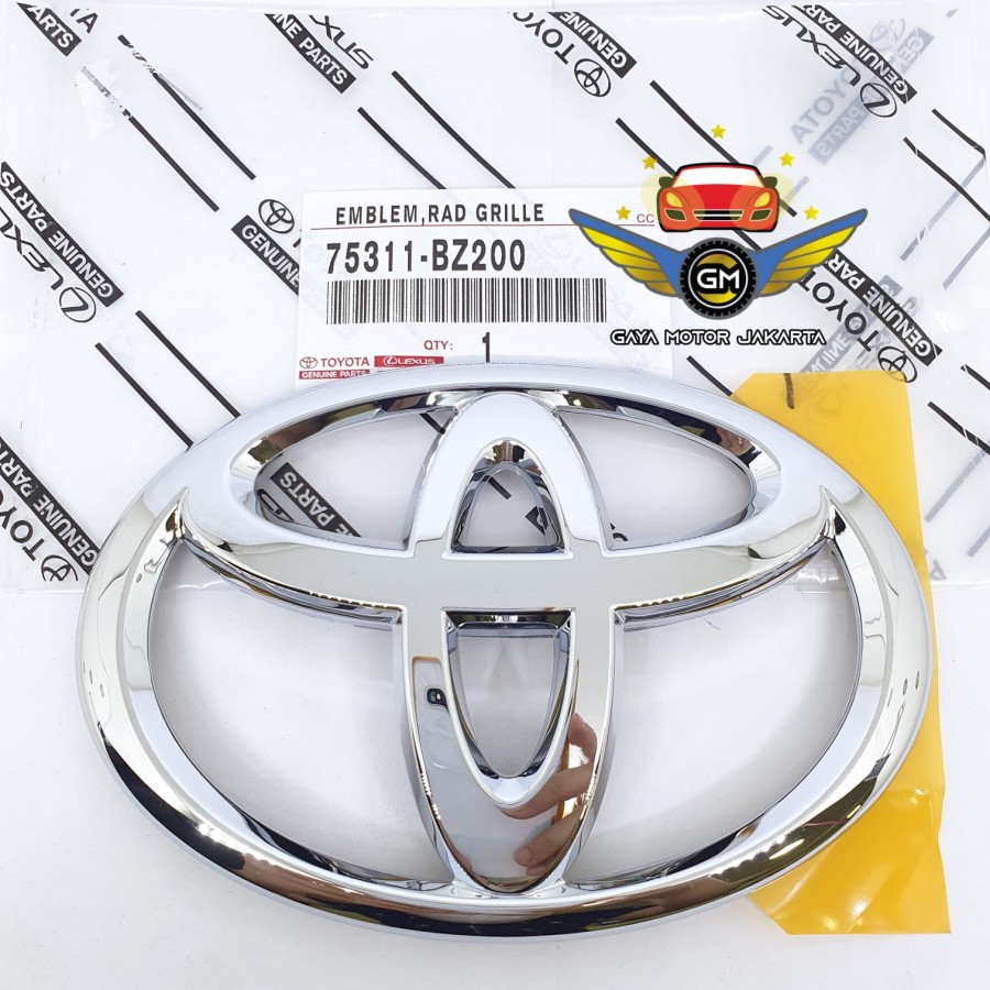 Emblem Logo Toyota Pintu Bagasi-Belakang All New Avanza 75311-BZ200 Harga 157,000 rupiah*Gratis Ongkir