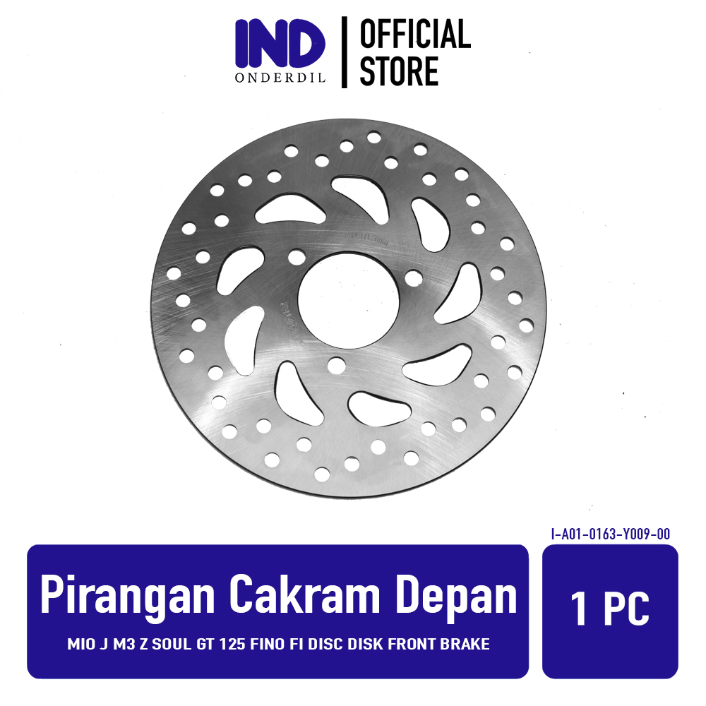 Piringan Cakram Depan Mio J M3 Z Soul GT 125 Fino FI Disc Disk Front Brake Harga 75,160 rupiah*Gratis Ongkir