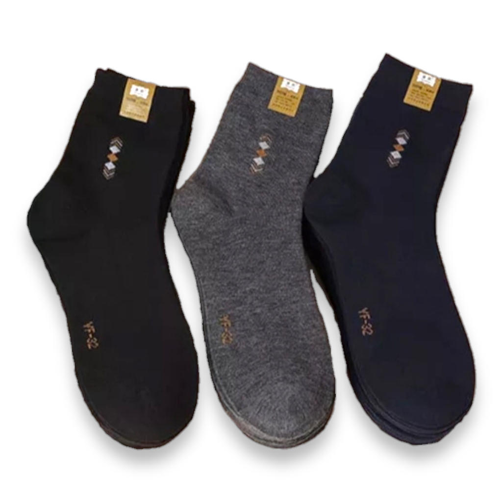 10 pairs adult men's work socks/plain all size over the ankle pattern Office Office socks Harga 12,750 rupiah*Gratis Ongkir