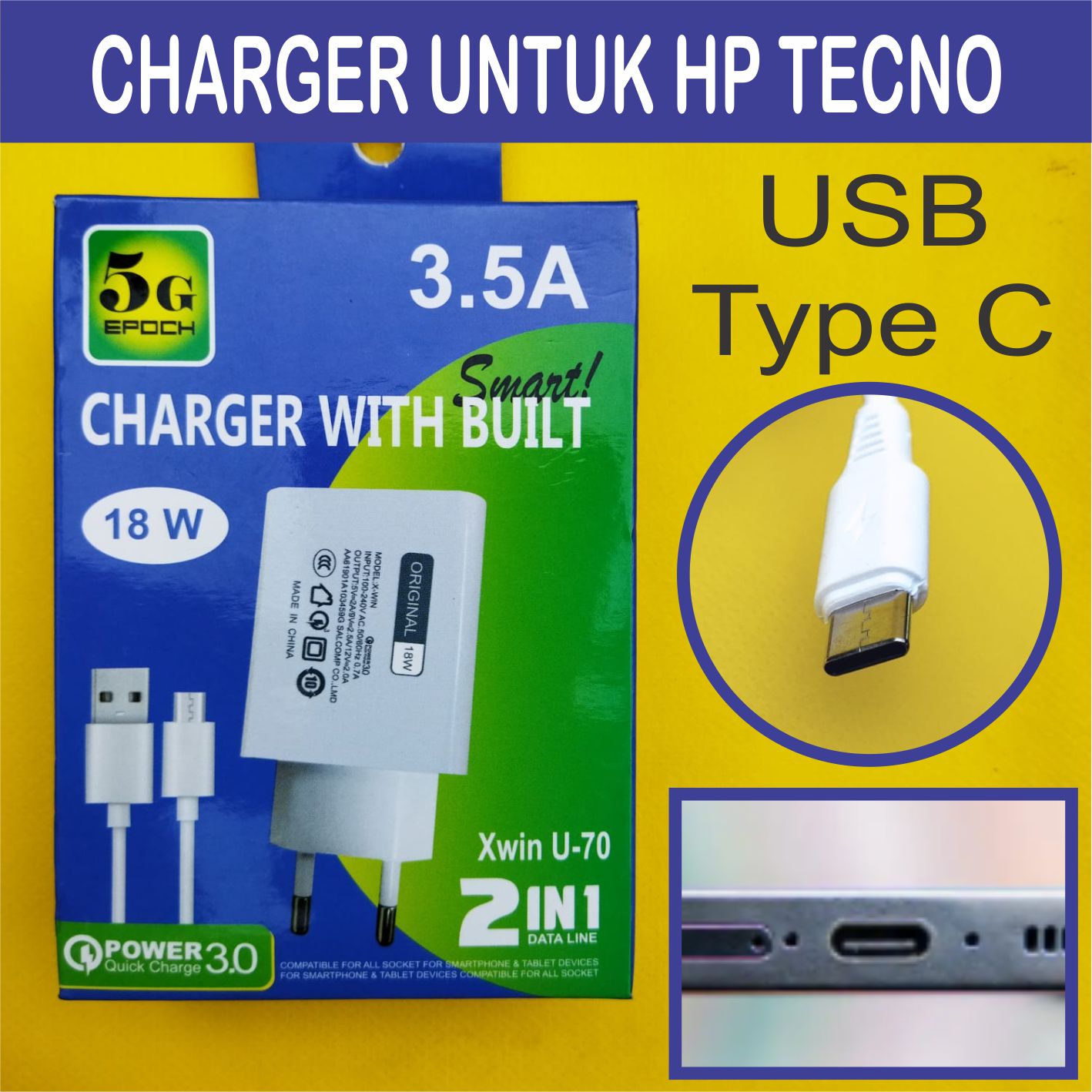 Mobile Charger Tecno Spark Air Charger Charging Solution Tecno Spark Air  Charger Details 10Pcs USB