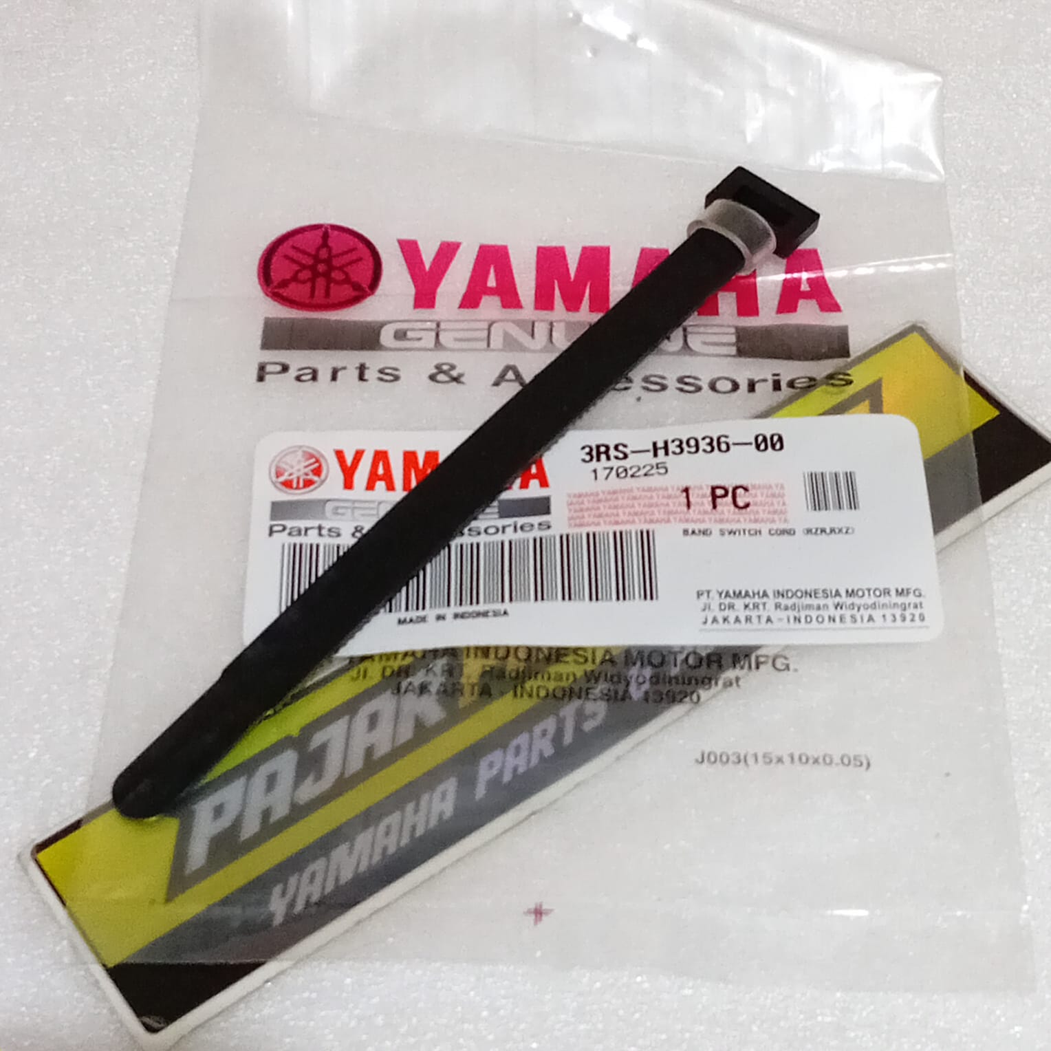 BAND SWITCH CORD TALI PENGIKAT KABEL SAKLAR KIRI RX KING RXS KABEL TIES ORIGINAL 3RS-H3936-00 Harga 9,000 rupiah*Gratis Ongkir