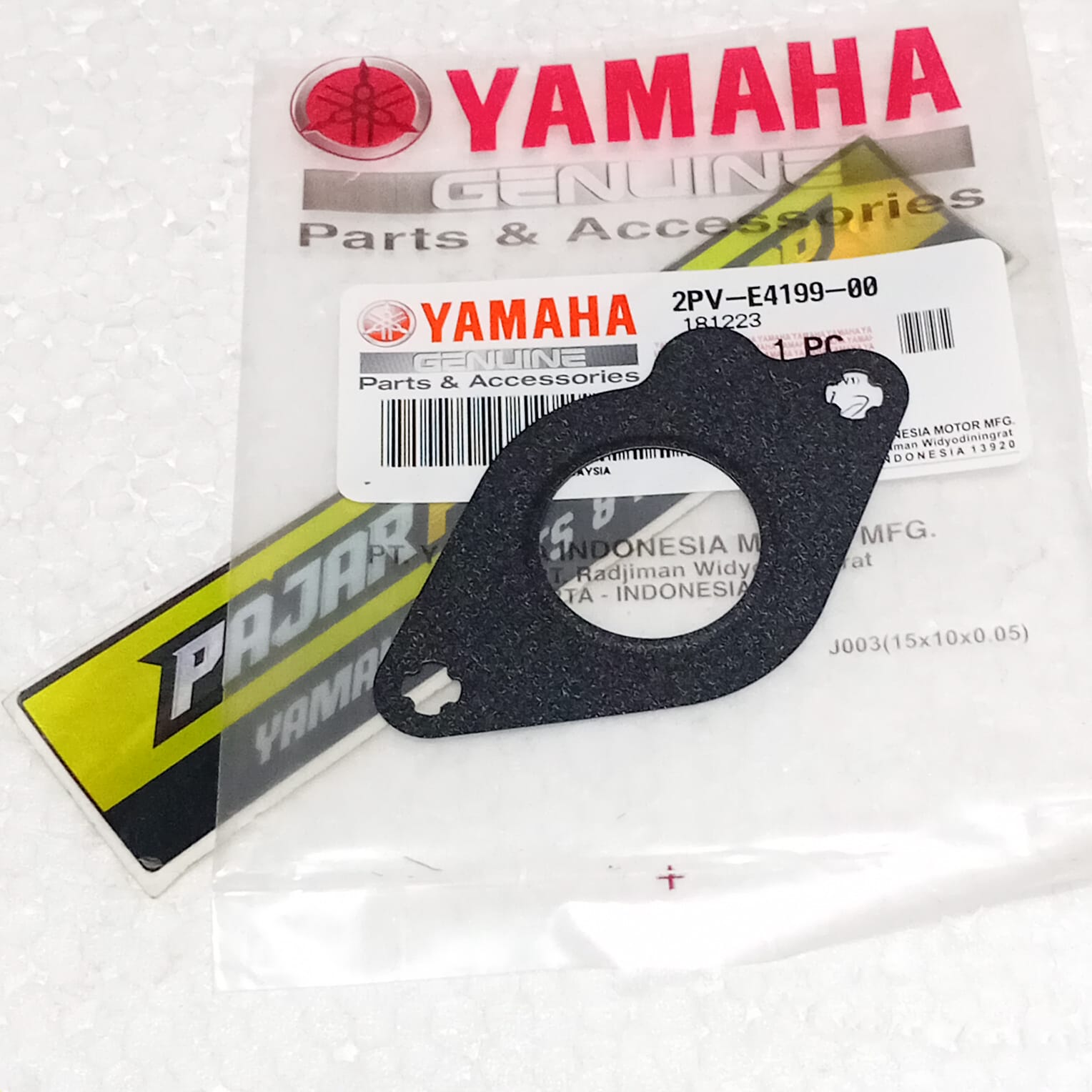 GASKET PAKING INTAKE MANIFOL VIXION NEW NVA JUPITER MX KING ORIGINAL 2PV-E4199-00 Harga 6,000 rupiah*Gratis Ongkir