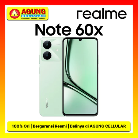 Realme Note 60X Official Guarantee from Realme Indonesia Giá 1,230,000 Đồng*Miễn phí vận chuyển