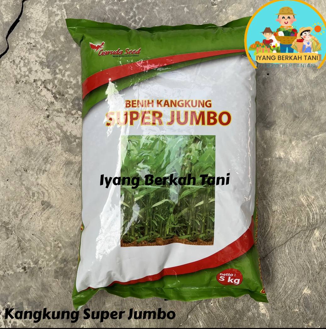 Benih Bibit Kangkung Unggul SUPER JUMBO isi 5kg garuda seed Harga 155,000 rupiah*Gratis Ongkir