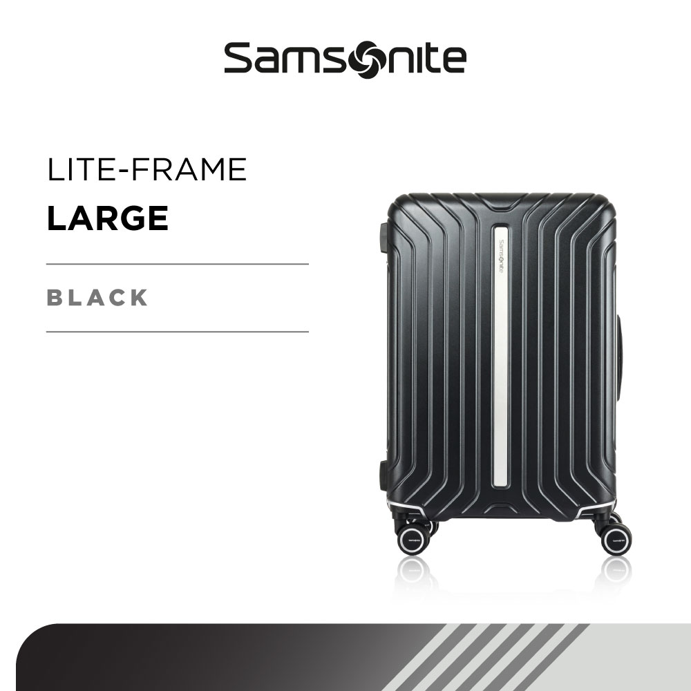 Lazada Indonesia - Samsonite Koper Hardcase Lite-Frame Large 28 Inch – Black