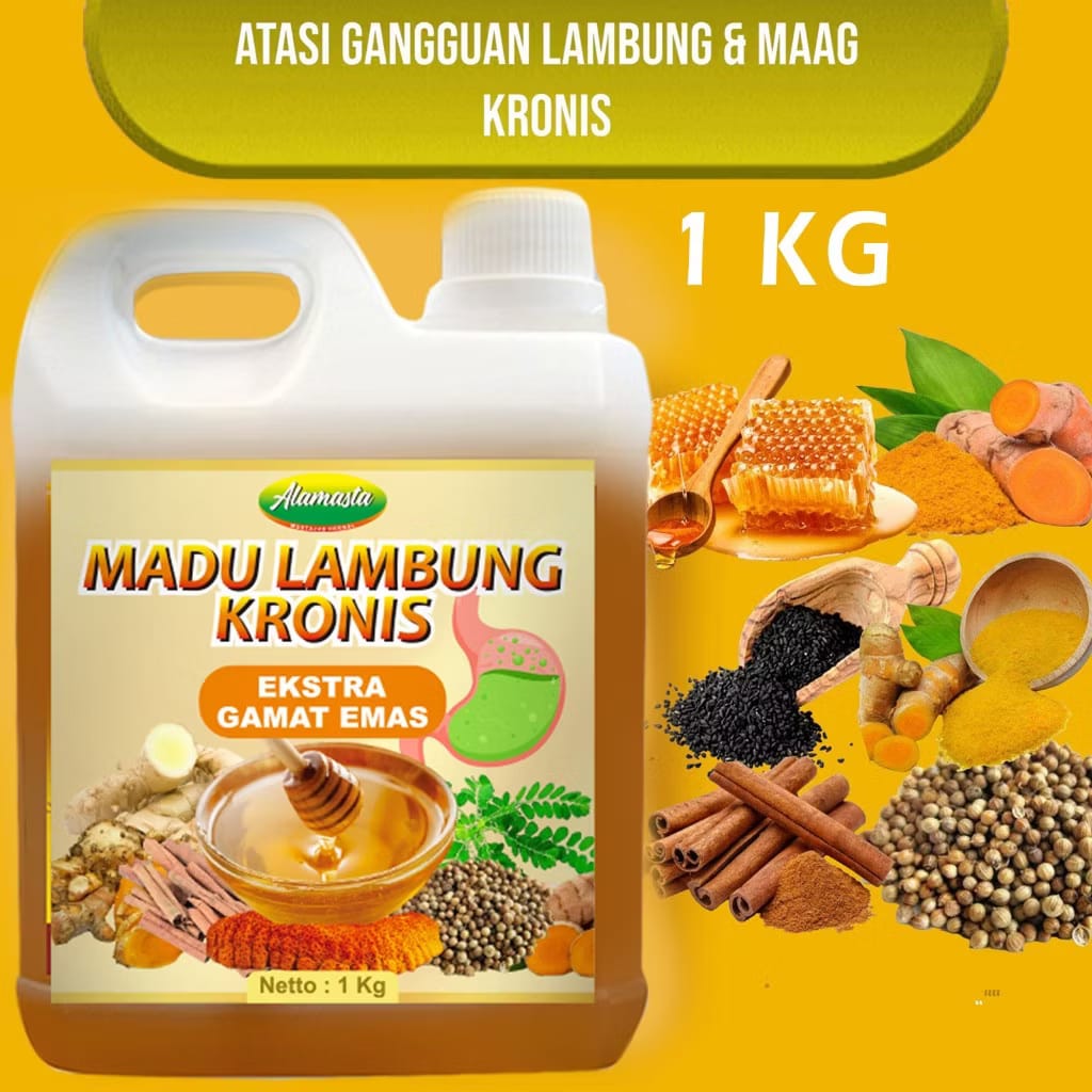 Madu sehat lambung ALAMASTA madu lambung kronis atasi gerd mual kembung
