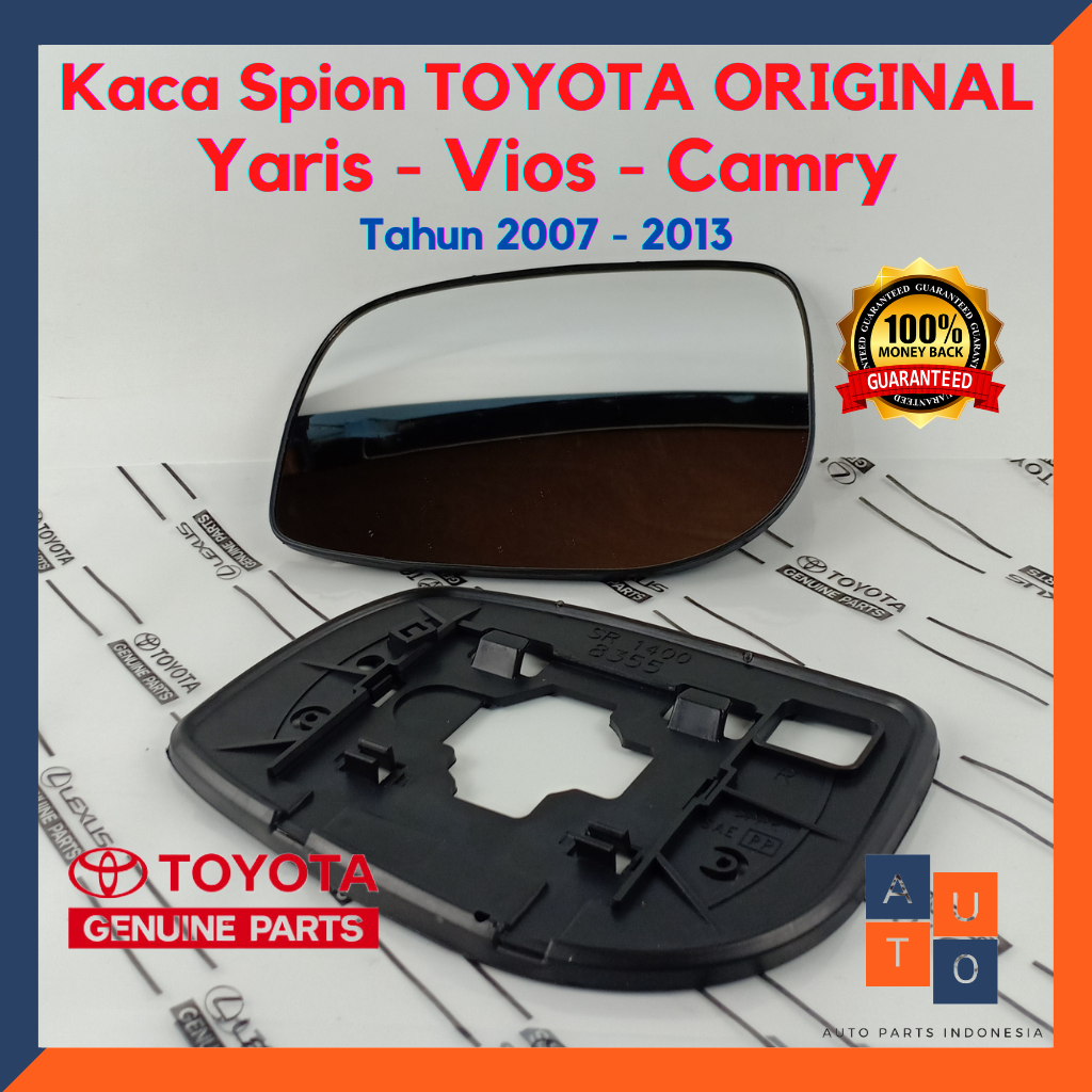 Kaca Spion Yaris Soluna Camry Altis Vios 2en 2 Limo 2006-2012 Original Harga 69,300 rupiah*Gratis Ongkir