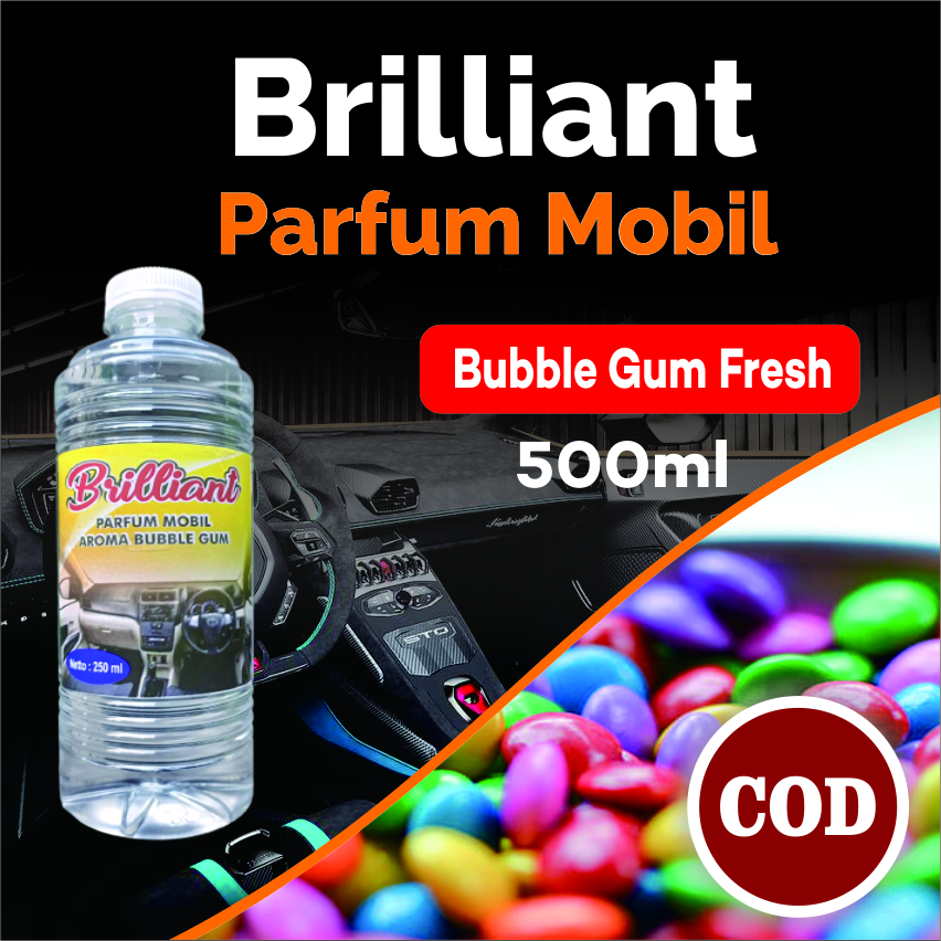 PARFUM MOBIL BEBAS VIRUS VARIANT AROMA BUBBLE GUM FRESH - NETTO : 250ML Harga 13,771 rupiah*Gratis Ongkir