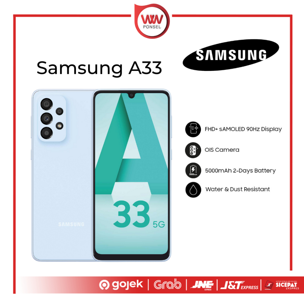 Hp Samsung Galaxy A33 5G Ram 8GB Internal 256GB Garansi Resmi Harga  4,999,000 Ringgit*Penghantaran Percuma
