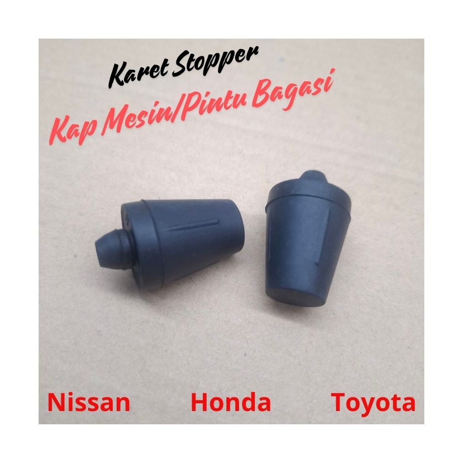 Karet bantalan Stopper kap mesin pintu bagasi Honda Nissan Toyota dll Harga 13,000 rupiah*Gratis Ongkir
