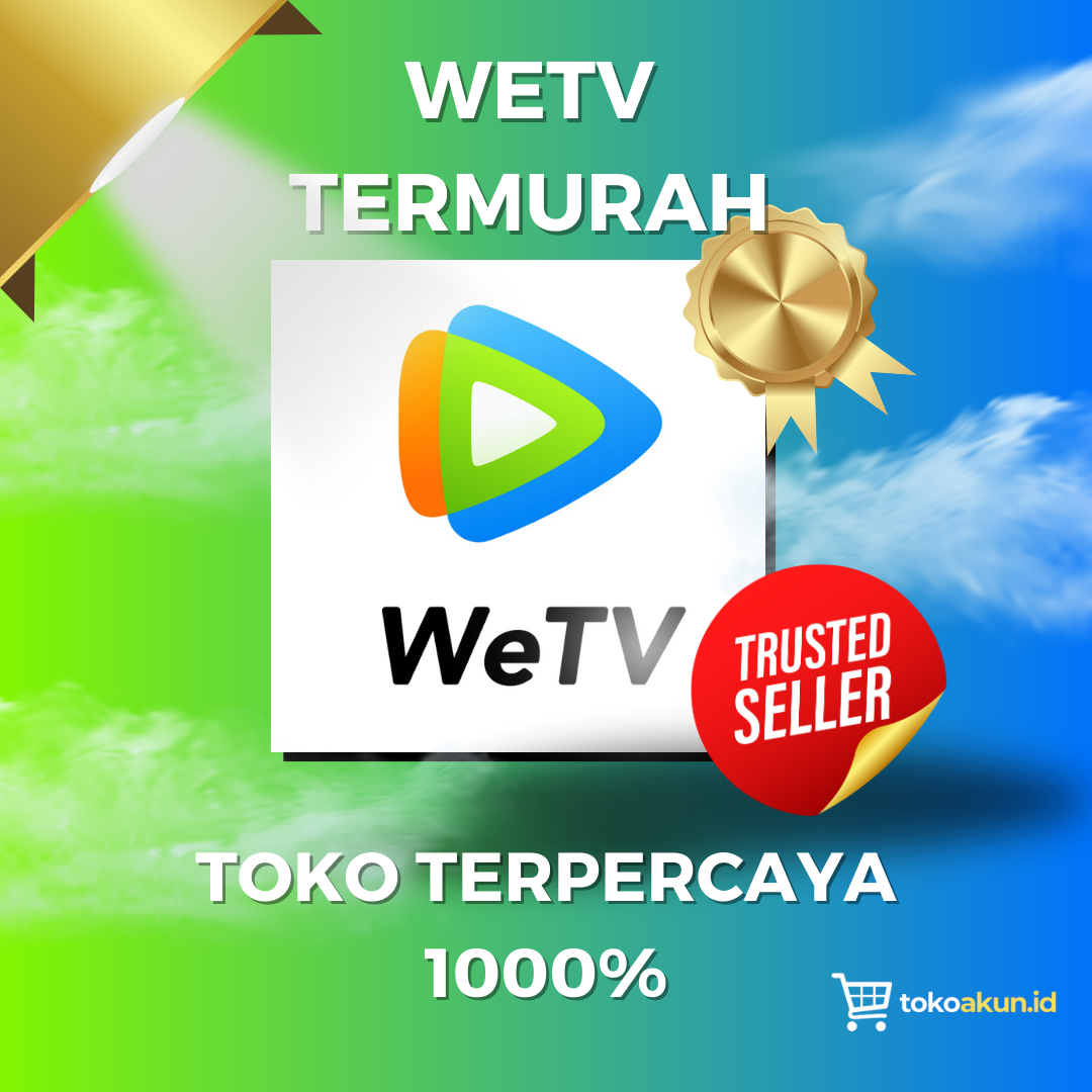 WETV VIP PREMIUM 1 BULAN Harga 14,500 rupiah*Gratis Ongkir
