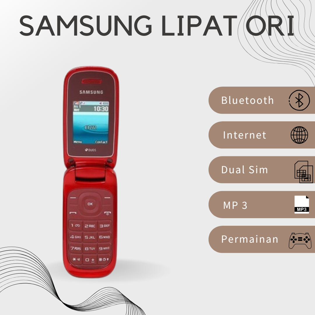 Samsung Lipat Original Samsung Jadul Original Giá 189,000 Đồng*Miễn phí vận chuyển