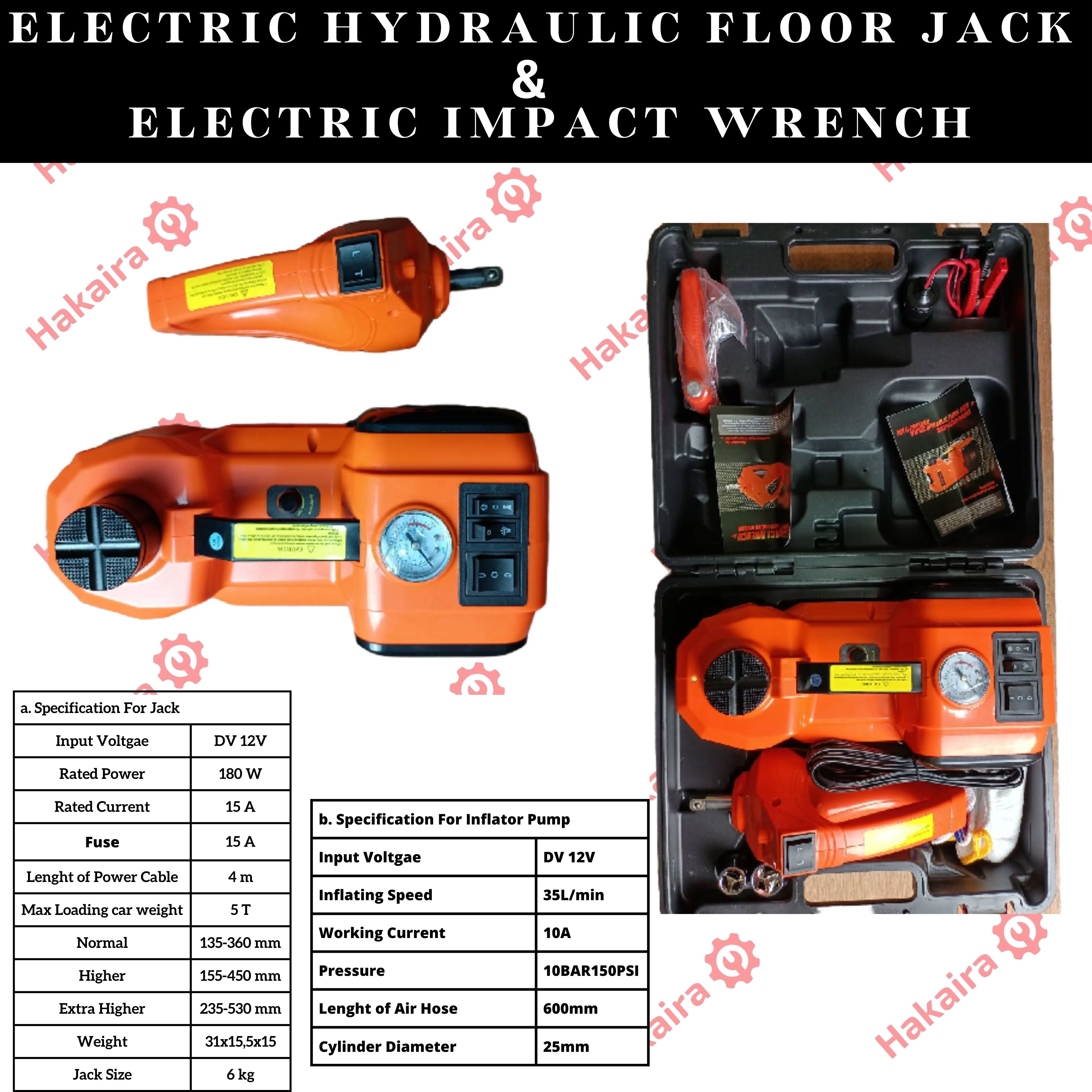 Electric hidraulic floor jack 5 ton - dongkrak buaya elektrik 5 ton Harga 1,900,000 rupiah*Gratis Ongkir