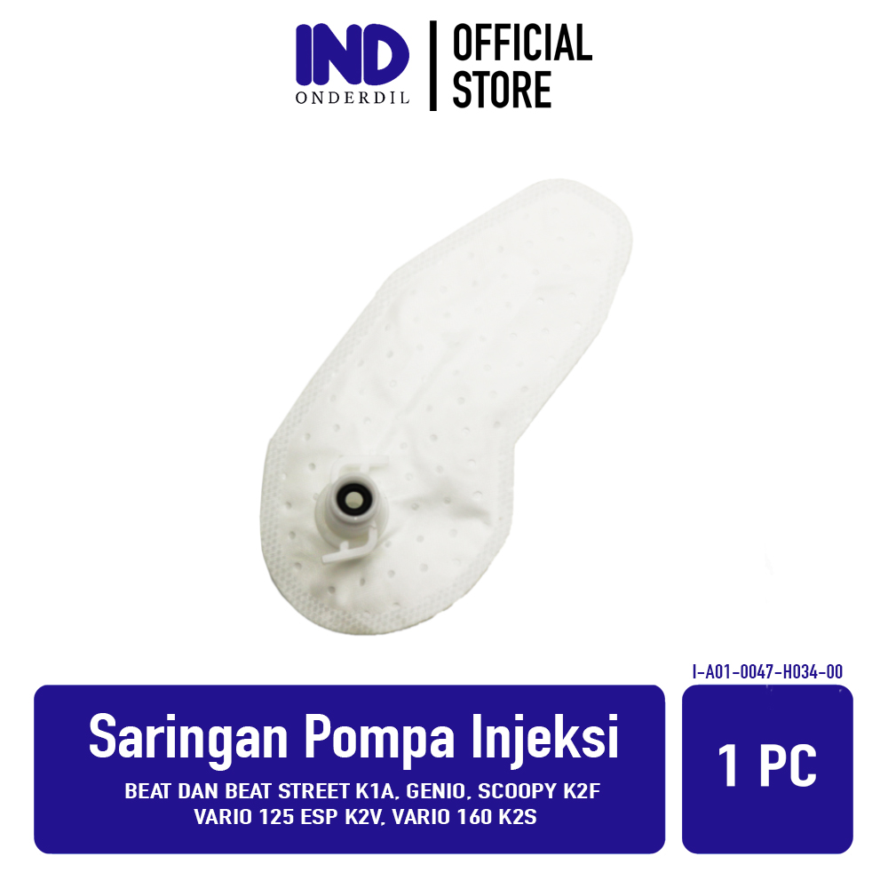 Saringan Injeksi Honda Beat New LED K1A Deluxe 2020 Genio Scoopy New LED eSP K2F 2021 Vario New LED eSP 125 160 2022 K2V K2S Pampers Pempes Pamper Filter Bensin Fuel Pump Pelampung Harga 9,510 rupiah*Gratis Ongkir