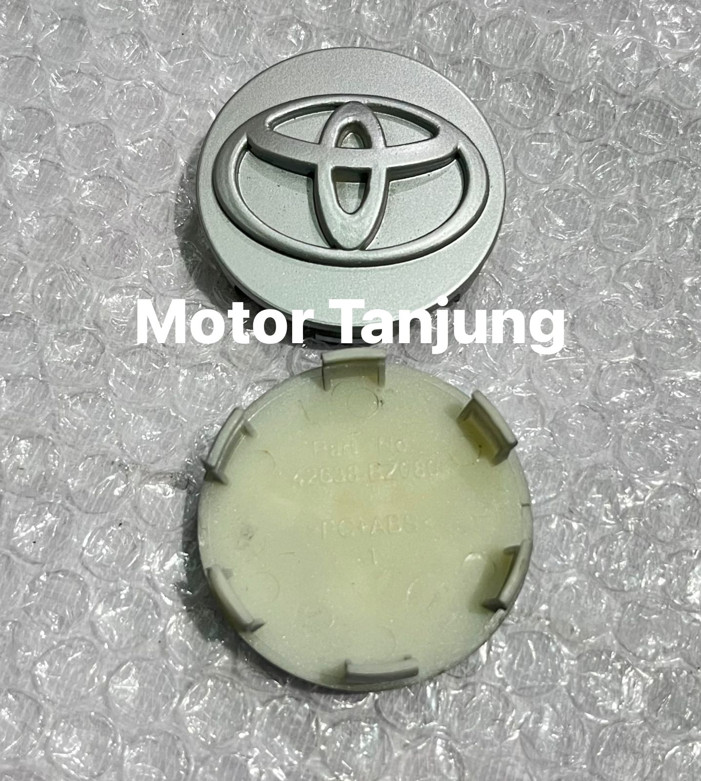 Original Silver Agya Calya Wheel Hubcaps, Diameter 5.3cm Harga 8,000 rupiah*Gratis Ongkir
