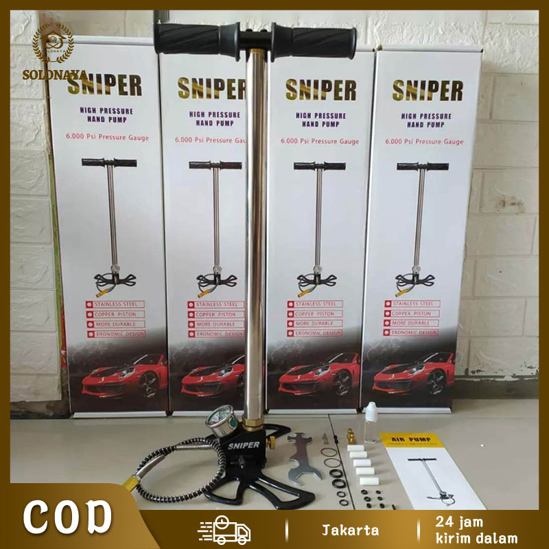 6000Psi High Pressure Stainless / 6000Psi Cheap Pump Warehouse Clearance Pump 4 Stage Stainless Steel Manometer 4500 Psi Harga 330,000 rupiah*Gratis Ongkir