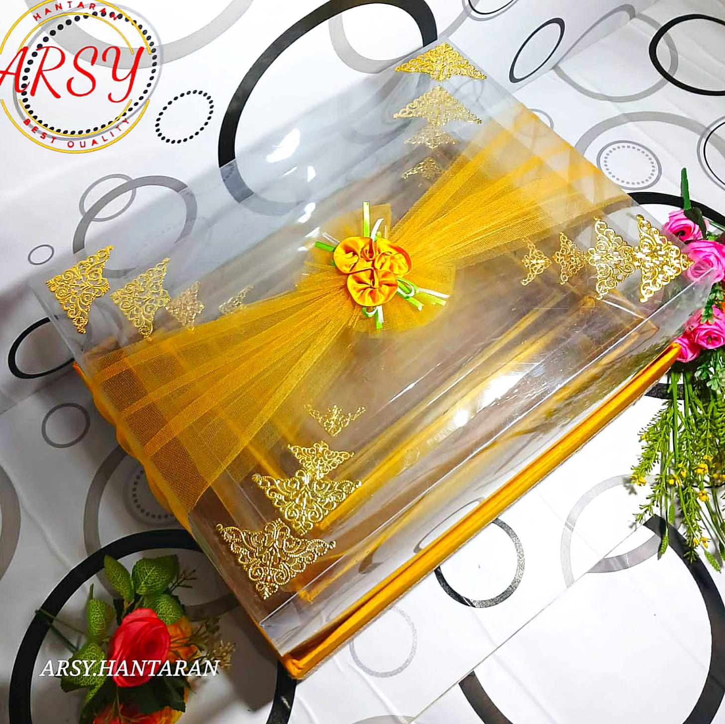 Delivery box delivery models ribbon contents 4 PCs pernikahan money dowry make up hadiah engagement pa…