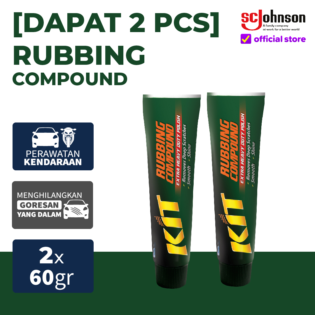 (Dapat 2Pcs) KIT Rubbing Compound 60gr Harga 23,949 rupiah*Gratis Ongkir