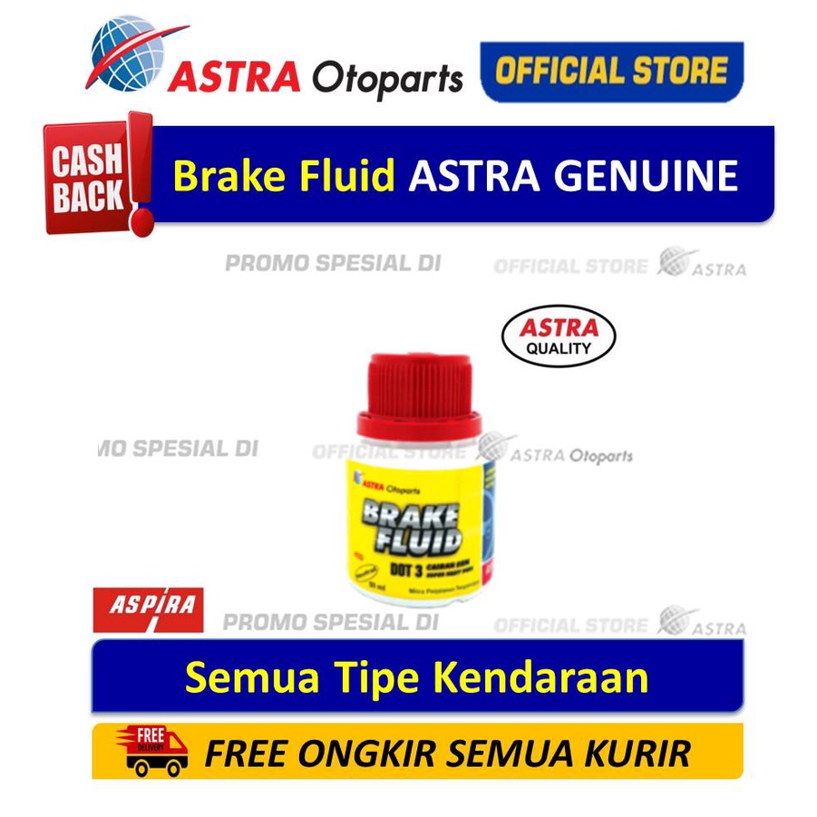 Brake Fluid (Cairan Rem) Aspira DOT 3 - 50 Ml Harga 10,000 rupiah*Gratis Ongkir